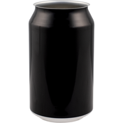Can Fresh Black Aluminum Cans (330ml/11oz) - Case of 300