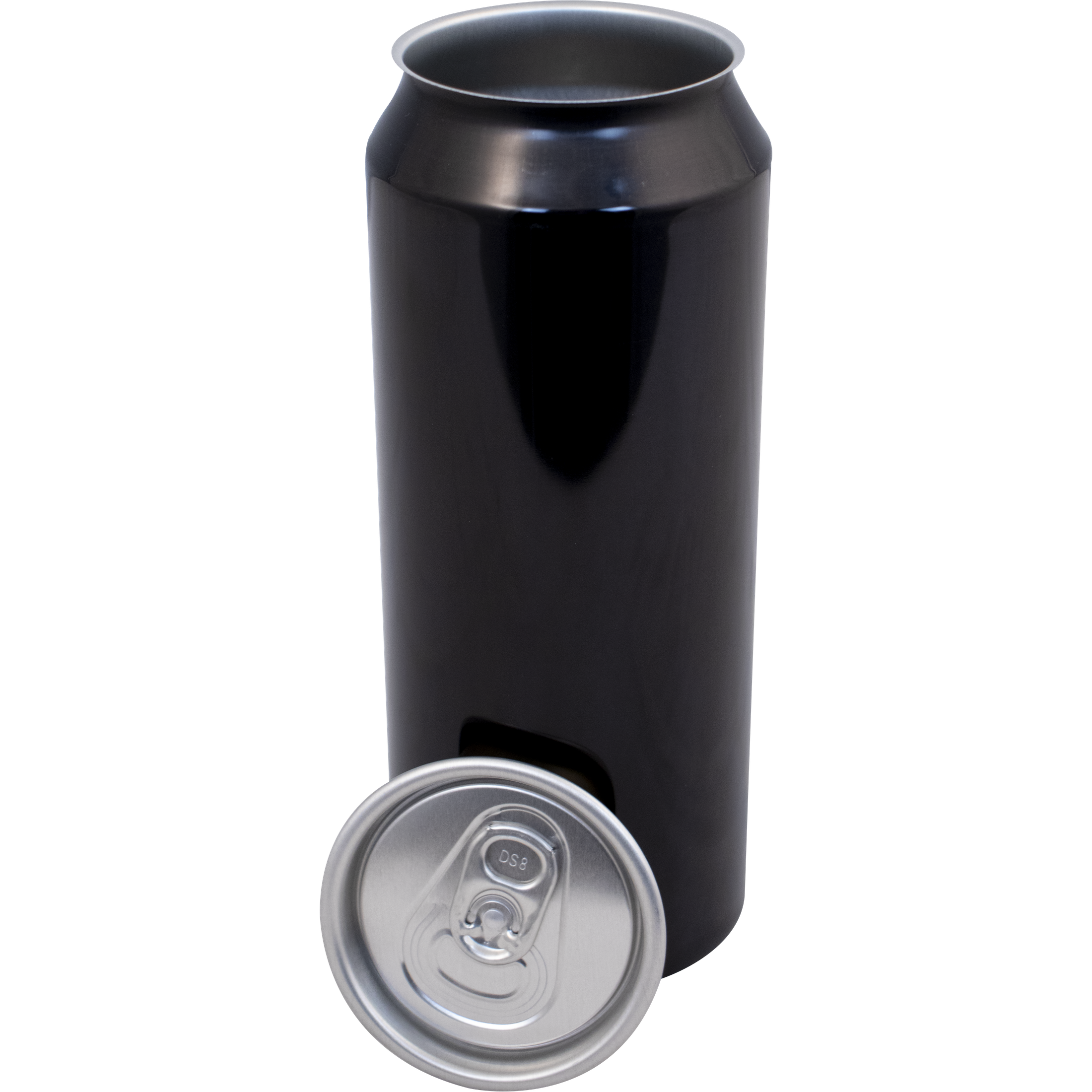 Can Fresh Black Aluminum Cans (500ml/16.9oz) - Case of 207