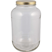 1 Gallon Glass Widemouth Jar - With Lid