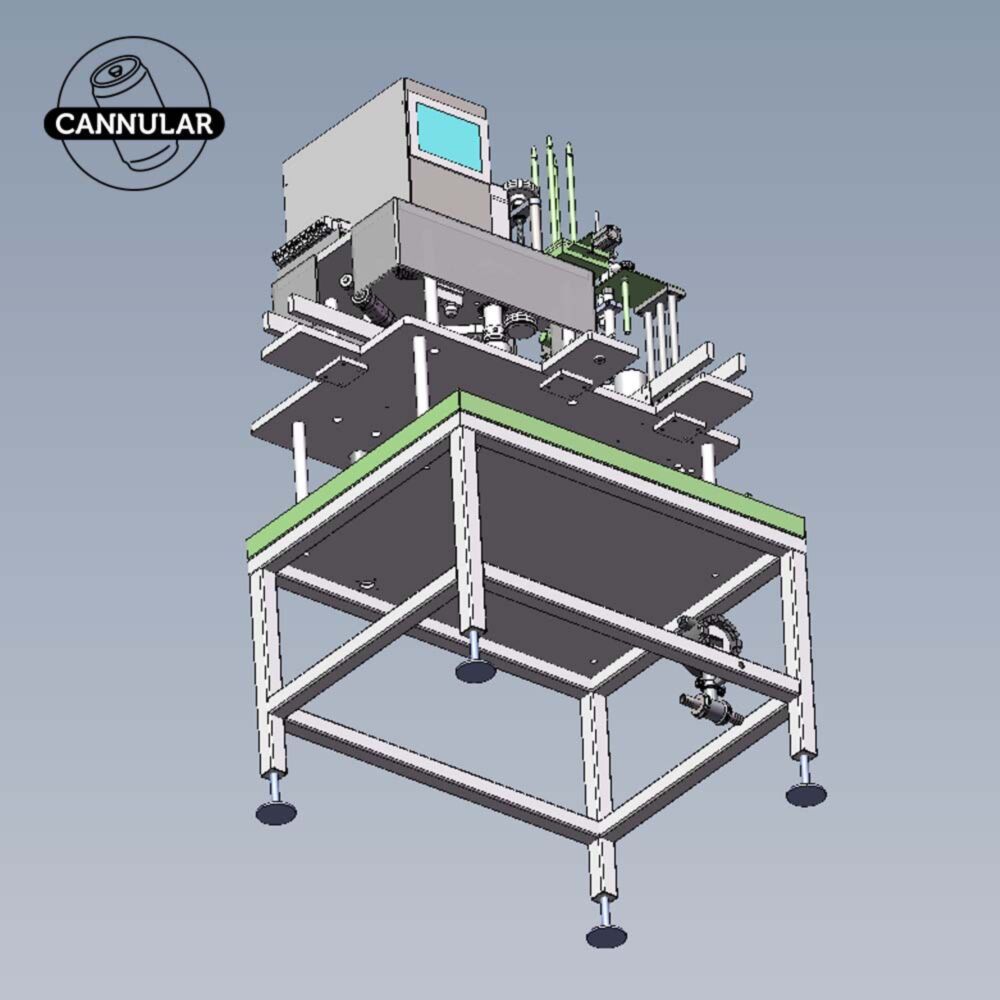 Cannular Full Auto Commercial Canning Line - Single Lane - 120V