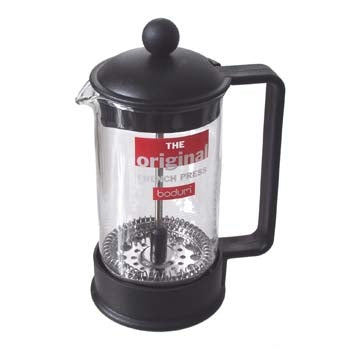 1543-01US Brazil French Press Coffee Maker Color: Black, Size: 12 oz