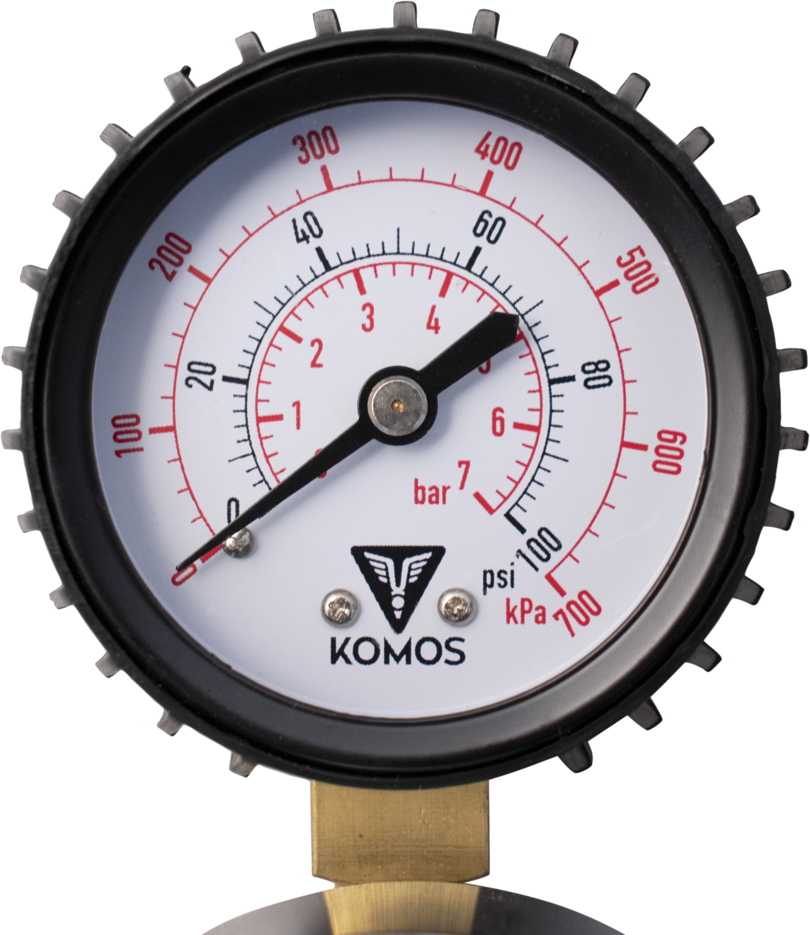 KOMOS Premium Dual Gauge CO2 Regulator