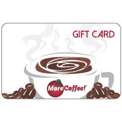 MoreCoffee! Plastic Gift card