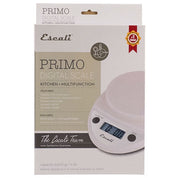 Primo Digital Scale - 11 lb Capacity - Chrome/White