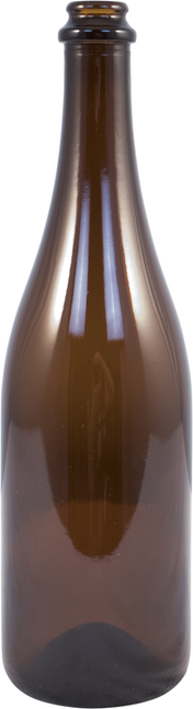 Bottles - 750ml Amber Champagne/Belgian Style (29 mm Finish) - Case of 12
