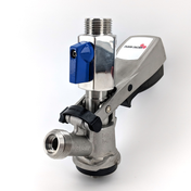 Stainless Ball Valve for Keg Couplers - Male & Female Beer Thread (5/8 in. BSP)