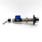 Stainless Ball Valve for Keg Couplers - Male & Female Beer Thread (5/8 in. BSP)