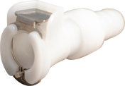 Beer & Gas Tubing Quick Disconnect -3/8 in Barb x Female Shut-off