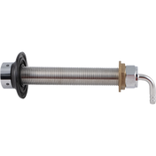 Intertap Faucet Shank - 6 in. Stainless Steel w/ nut and nipple