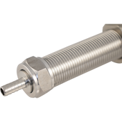 Faucet Shank - 4-1/8 in Stainless with Nut & Nipple