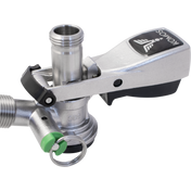 KOMOS Keg Coupler - D-Style Sanke Coupler with PRV (Stainless)