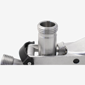 KOMOS Keg Coupler - D-Style Sanke Coupler with PRV (Stainless)