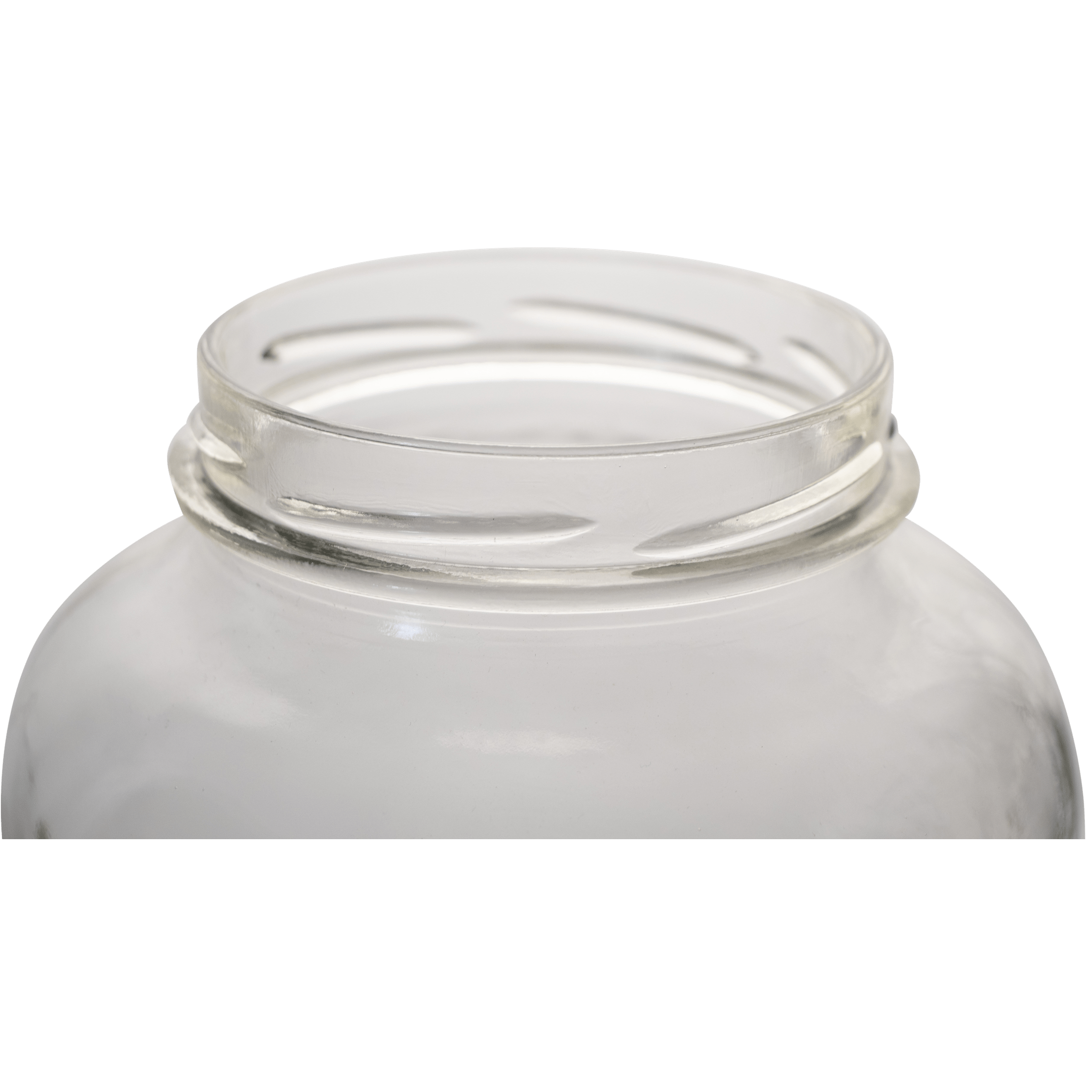 1 Gallon Glass Widemouth Jar - No Lid - Each (Lug Finish)