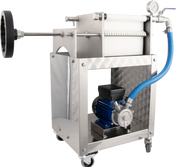EnoItalia Plate Filter - 20 Plate - Trolley Style w/ Pump - PLACEHOLDER