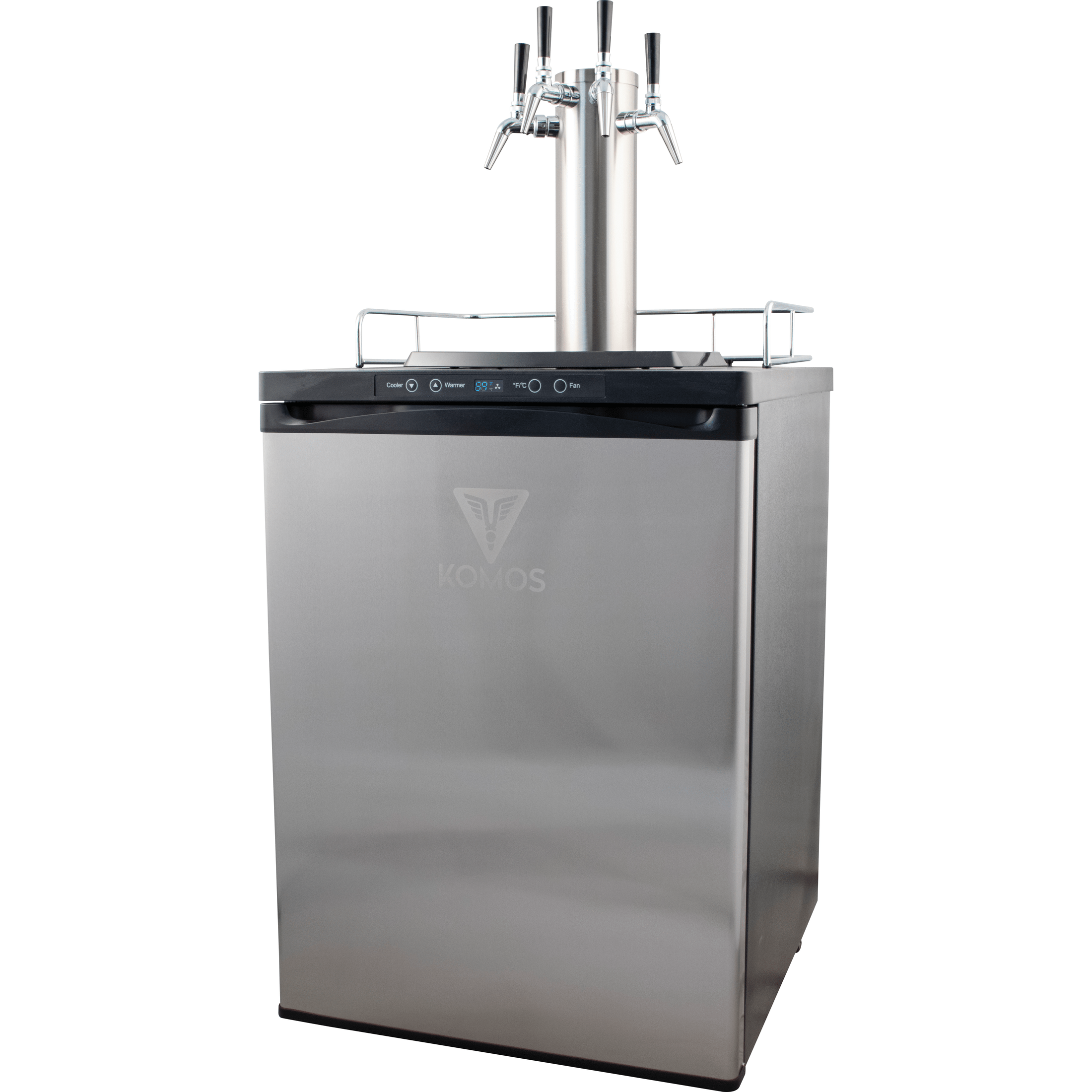 Komos V2 Kegerator - Cold Brew Coffee / Nitro - with Stainless Tower, NukaTap SS Faucet, Stout Spout, Regulator Adapter - PLACEHOLDER