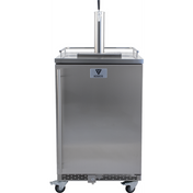 Komos Stainless Steel Outdoor Kegerator with Stainless Tower and NukaTap Faucets - PLACEHOLDER