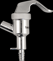 Torpedo Keg Faucet - Stainless Steel - Handheld (Picnic Tap) - 1/4 in. Barb
