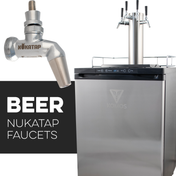 Komos V2 Kegerator with Stainless Tower and NukaTap Faucets - PLACEHOLDER