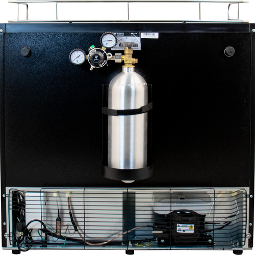 Komos Double-Wide Kegerator with Two Stainless Towers and NukaTap Faucets - PLACEHOLDER