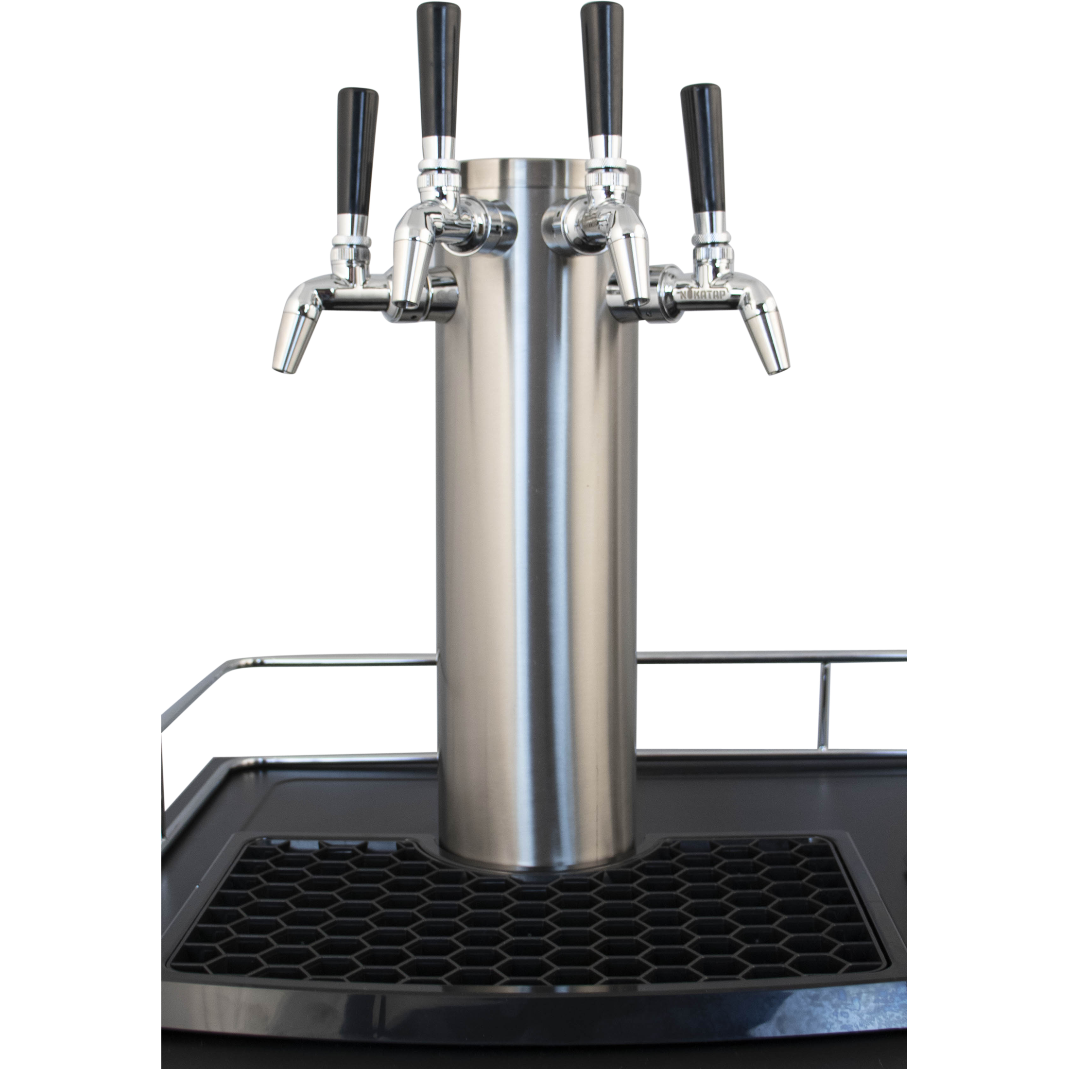 Komos Double-Wide Kegerator with Two Stainless Towers and NukaTap Faucets - PLACEHOLDER