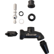 Nukatap Punisher Edition Stainless Steel Faucet (Matte Black / SS Spout)