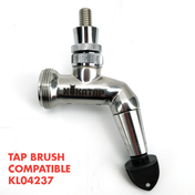 Nukatap Punisher Edition Stainless Steel Faucet (Matte Black / SS Spout)