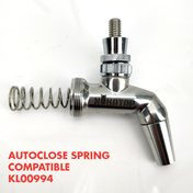 Nukatap Punisher Edition Stainless Steel Faucet (Matte Black / SS Spout)