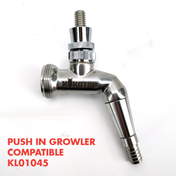 Nukatap Punisher Edition Stainless Steel Faucet (Matte Black / SS Spout)