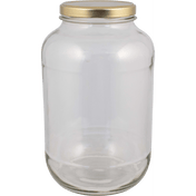 1 Gallon Glass Widemouth Jar - With Lid