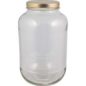 1 Gallon Glass Widemouth Jar - With Lid