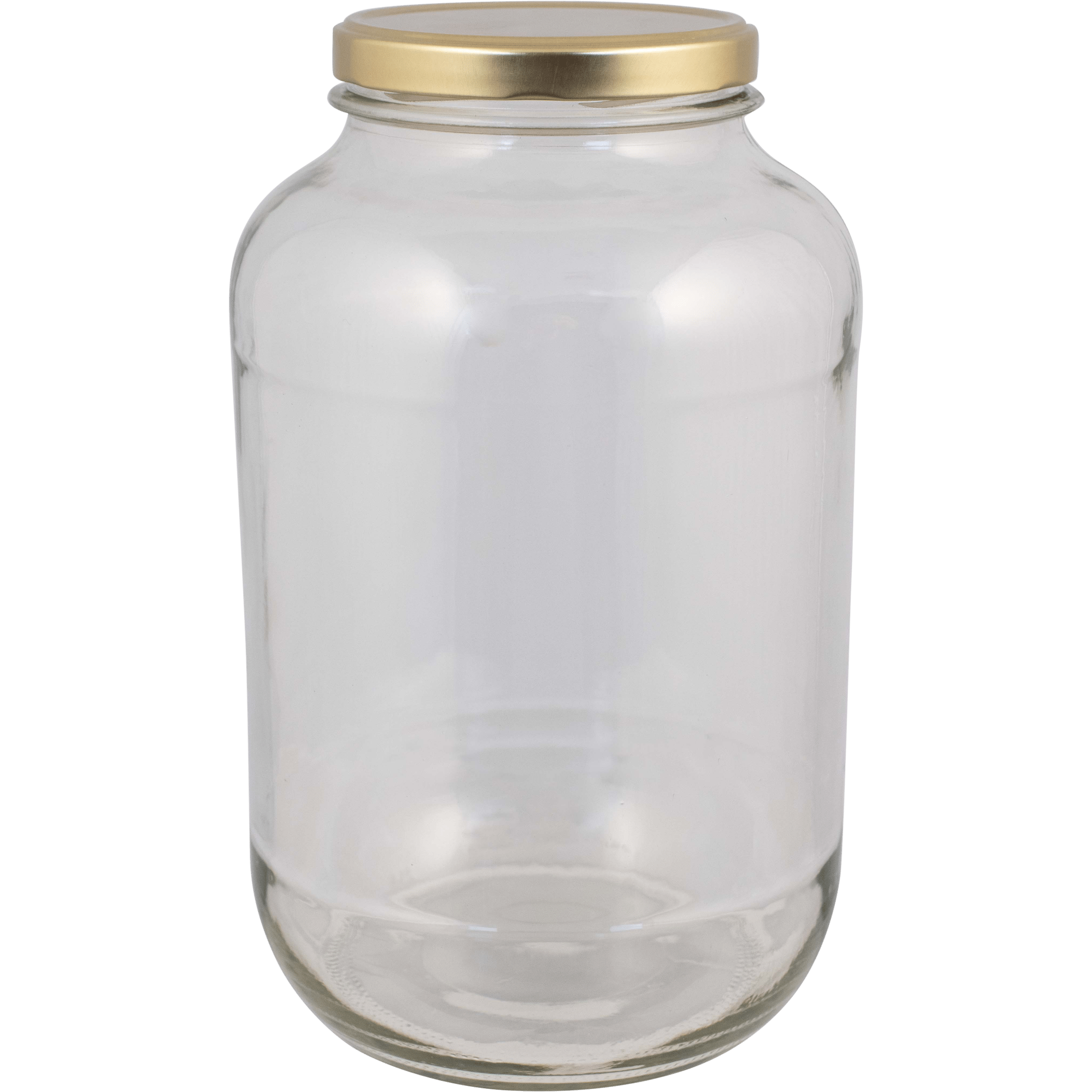 1 Gallon Glass Widemouth Jar - With Lid