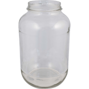 1 Gallon Glass Widemouth Jar - With Lid