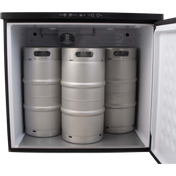 Komos Double-Wide Kegerator with Two Stainless Towers and NukaTap Faucets - PLACEHOLDER
