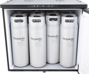 Komos Double-Wide Kegerator with Two Stainless Towers and NukaTap Faucets - PLACEHOLDER