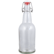 Pop Tops Bottles - 16 oz Clear Swing Top Case of 12 x 2 (Qty 24)
