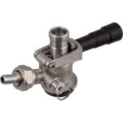 Tap - Stainless Steel Domestic D-Style Sanke Coupler With PRV - Keg Coupler
