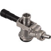 Tap - Stainless Steel Domestic D-Style Sanke Coupler With PRV - Keg Coupler
