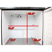 Komos Double-Wide Kegerator with Stainless Double T Bar Tower - 8 Tap