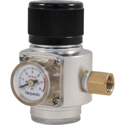 Torpedo Keg Mini CO2 Regulator w/ New Cartridge Inlet