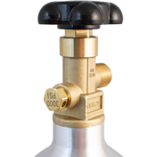 2.5 lb Aluminum CO2 Tank - KOMOS