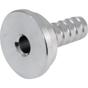 Komos - Stainless 1/4 in. Tailpiece, Hex Nut and Gasket
