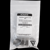 Komos - Stainless Tailpiece Hex Nut - Pack of 4