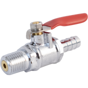 Komos - 1/4 in. NPT x 5/16 in. Barb - Ball Valve + Check Valve