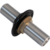 Komos - 100 mm All Thread Shank w/ Black Plastic Collar and 5/8 in. Nut