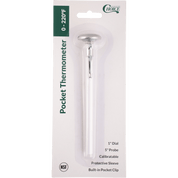 Pocket Thermometer - 1 in. Dial - 0-220F