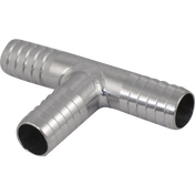Komos - Stainless Tee - 10 mm (3/8 in.) Barb