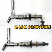 Komos - 100 mm All Thread Shank w/ Black Plastic Collar and 5/8 in. Nut