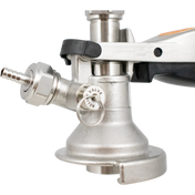Tap - German Slider A-Style - Stainless Steel - With PRV - Keg Coupler