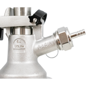 Tap - German Slider A-Style - Stainless Steel - With PRV - Keg Coupler