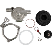 Tri-Clamp Pump Head Upgrade Kit for 25W MKII Pump - Inline Threaded Ports